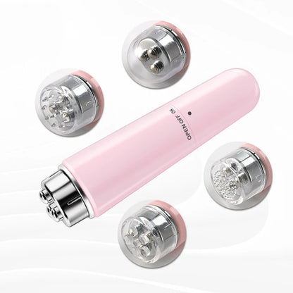 Mini Portable 4 Head Electric Eye Massager Facial Massage Device Pen Facials Great Vibration Lift Face Massage Stick Hot